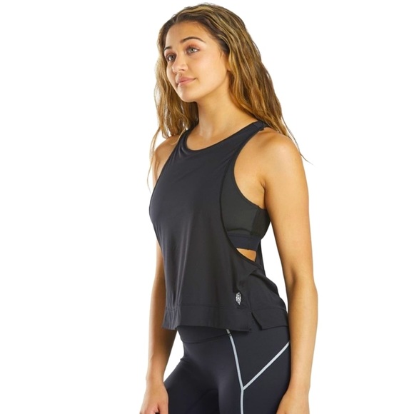 Free people movement rise and run black tank size small - Picture 1 of 3